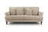 Elijah Sofa Beige 3 Seater Front View